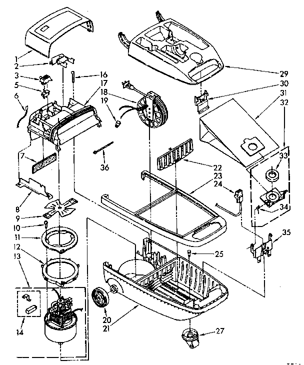 Vacuum cleaner parts