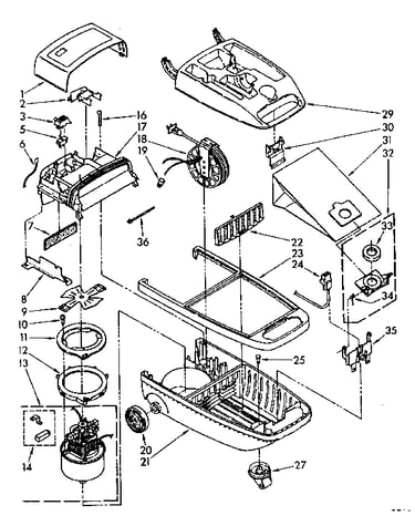 Vacuum cleaner parts