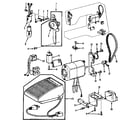 Kenmore 1581789280 motor assembly and foot control diagram