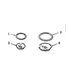 Optional porcelain pan and chrome ring kit no. 8068410