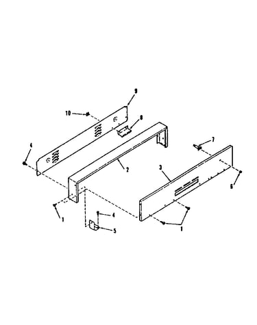 Backguard section