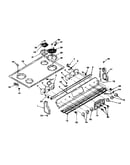 Control panel and cooktop assemblies