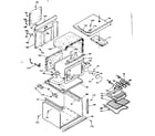 Kenmore 6284538212 body assembly diagram