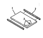 Kenmore 9114398680 griddle/grill cover module kit 4998510 diagram