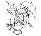 Kenmore 5668868620 cabinet parts diagram