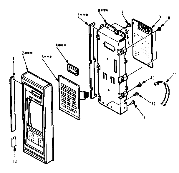 Control panel parts