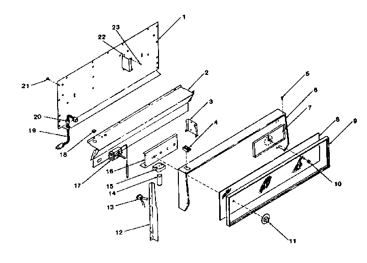 Backguard section (model 119.7438710)