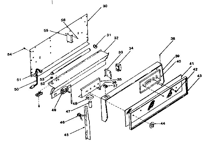 Backguard section (model 119.7488710)