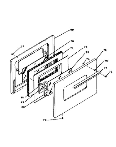 Oven door