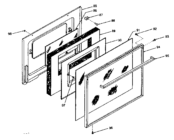 Oven door