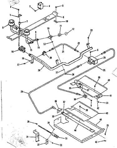 Burner section