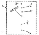 Kenmore 11082683120 miscellaneous parts diagram