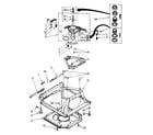 Kenmore 11082683320 machine base parts diagram