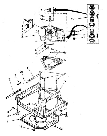 Machine base parts