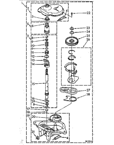 Gearcase parts