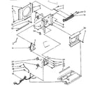 Kenmore 1068760550 air flow and control parts diagram