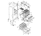 Kenmore 2538375780 cabinet parts diagram