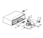 Kenmore 5648761980 cabinet (w) assy diagram