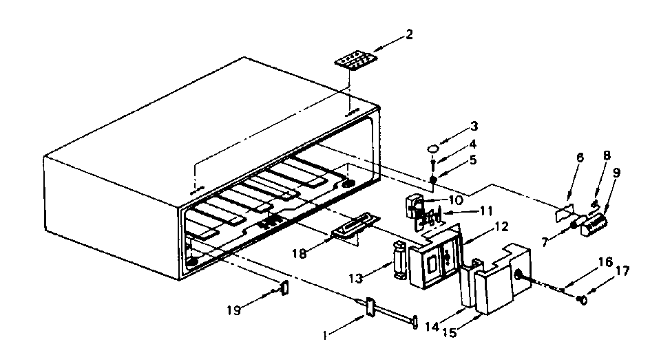 Cabinet (w) assy