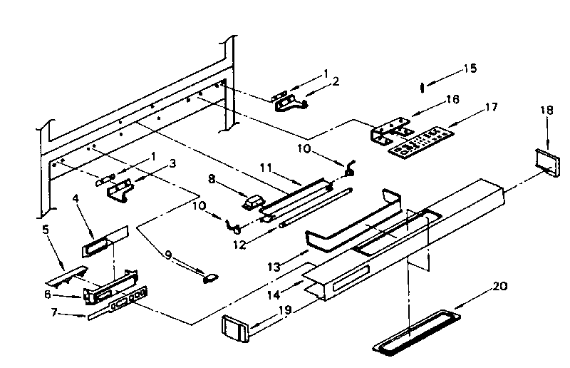 Control panel parts
