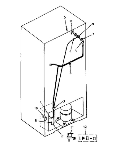 Ice maker installation parts
