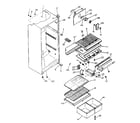 Kenmore 2538672310 cabinet parts diagram