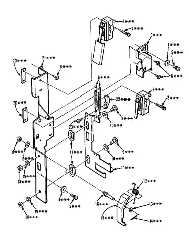 Latch mechanism parts