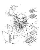 Oven body section