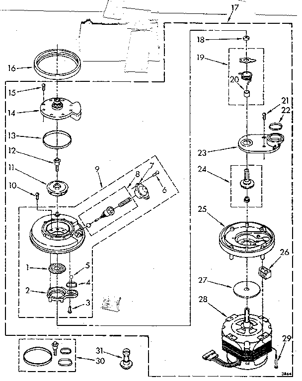 Pump and motor parts