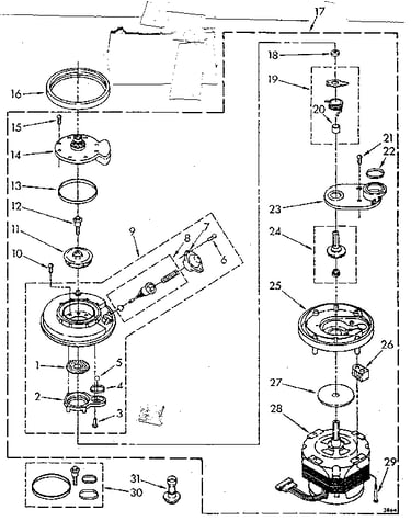 Pump and motor parts