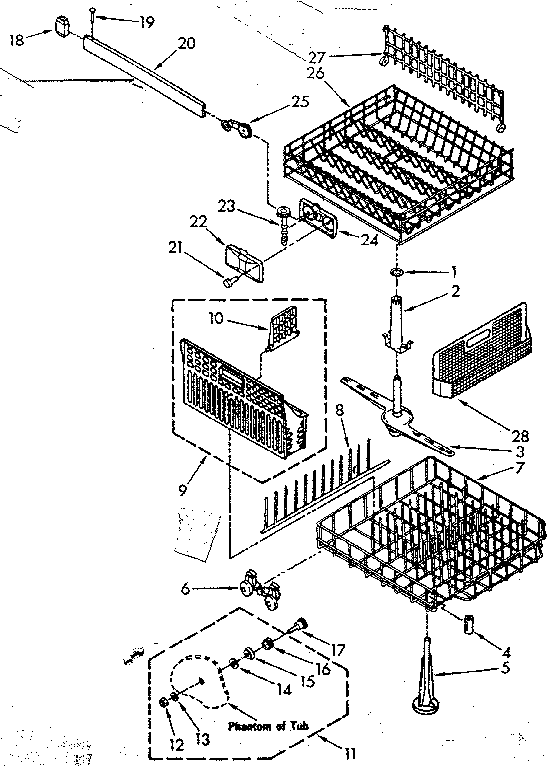 Dishrack parts