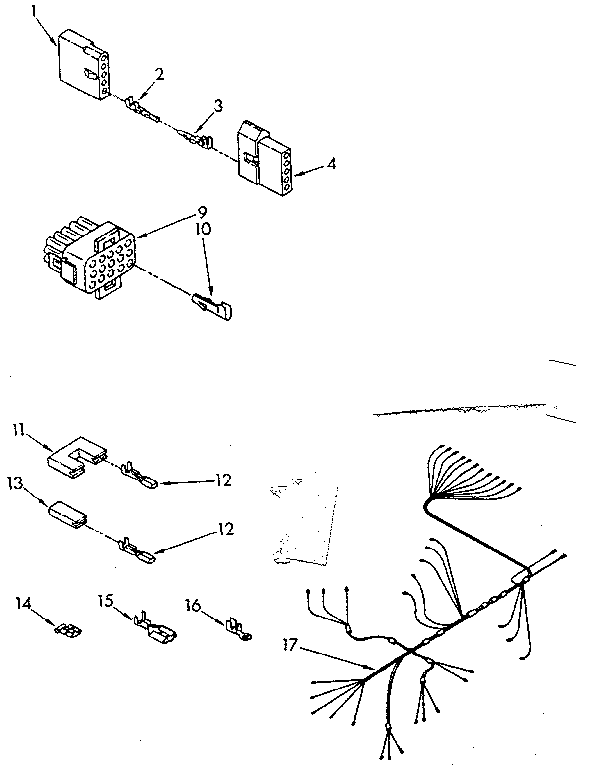Wiring harness parts