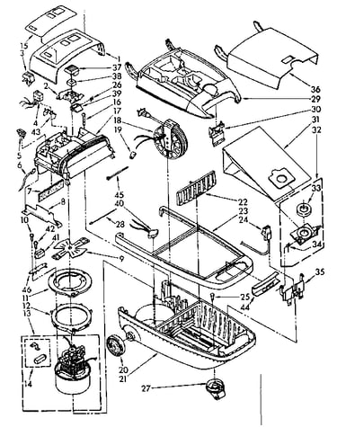 Vacuum cleaner parts