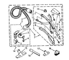Kenmore 1162645084 hose and attachment parts diagram