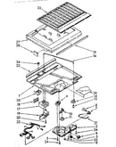 Compartment separator and control parts