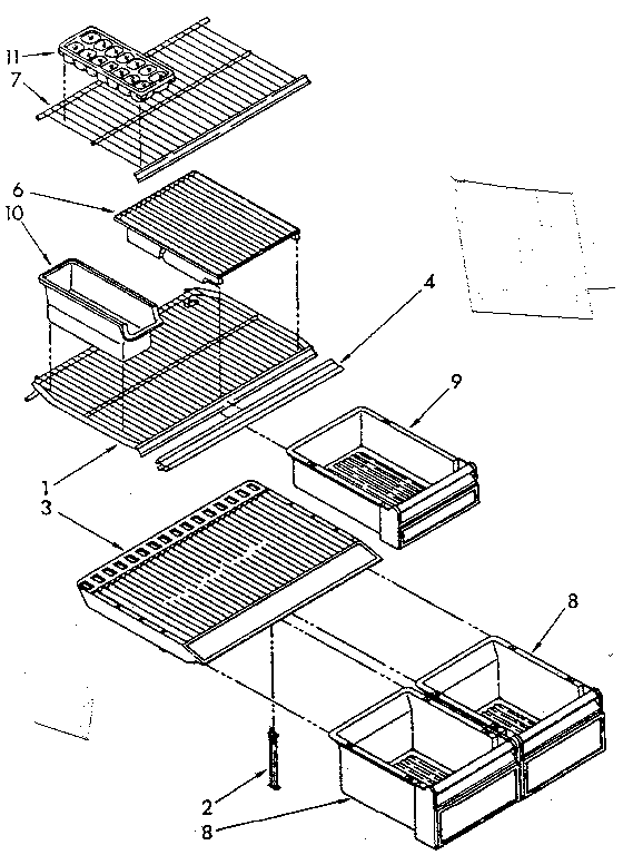 Shelf parts