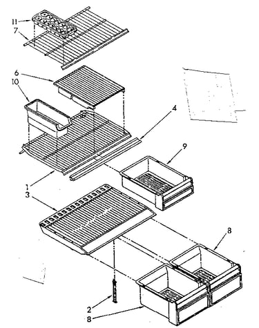 Shelf parts