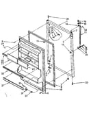 Refrigerator door parts