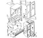 Kenmore 1068579210 cabinet parts diagram