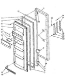 Refrigerator door parts