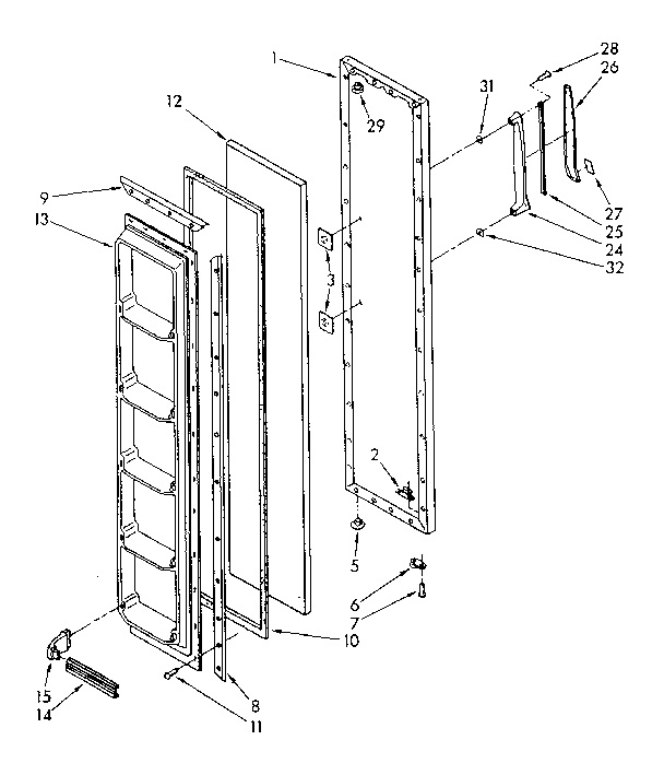 FREEZER DOOR PARTS