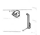 Craftsman 917255733 mower lift bracket and lift link replacement kit 110095x diagram