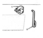 Craftsman 917255740 mower lift bracket and lift link replacement kit 110095x diagram