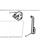 Mower lift bracket and lift link replacement kit 110095x