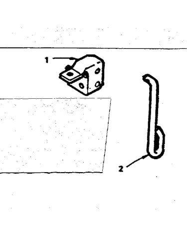 Mower lift bracket and lift link replacement kit 110095x