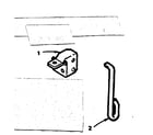 Craftsman 917255736 mower lift bracket and list link replacement kit 110095x diagram