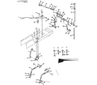 Craftsman 917255812 (1987) mower lift bracket and lift link replcmt kit 110095x diagram