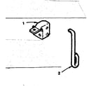 Craftsman 917255812 (1987) lift adjustment diagram