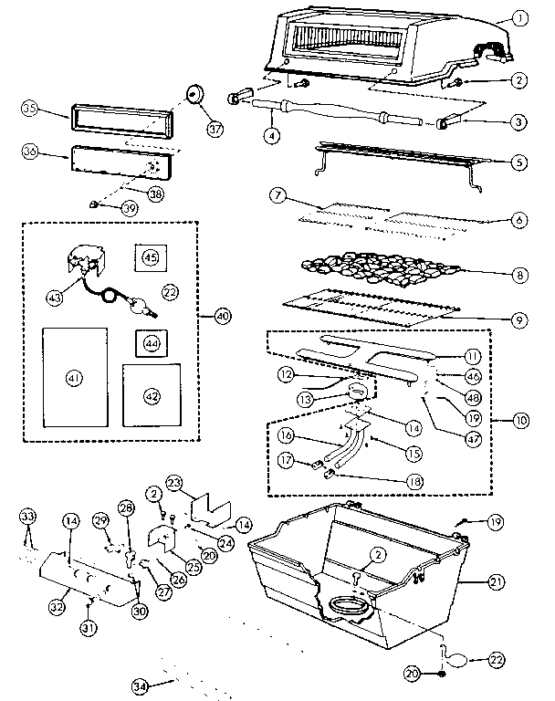GRILL AND BURNER