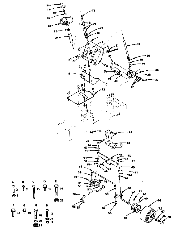 Steering and front axle